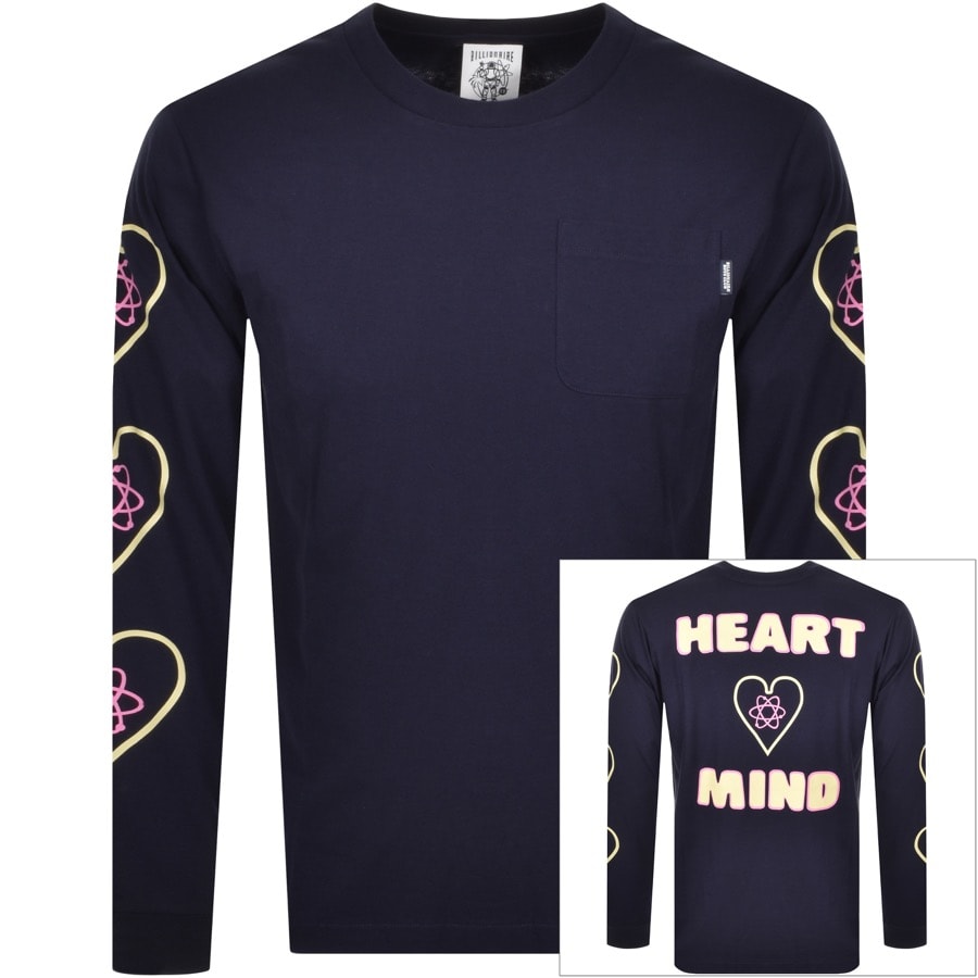 Alternative Image for ProductBillionaire Boys Club Long Sleeved T Shirt Navy1
